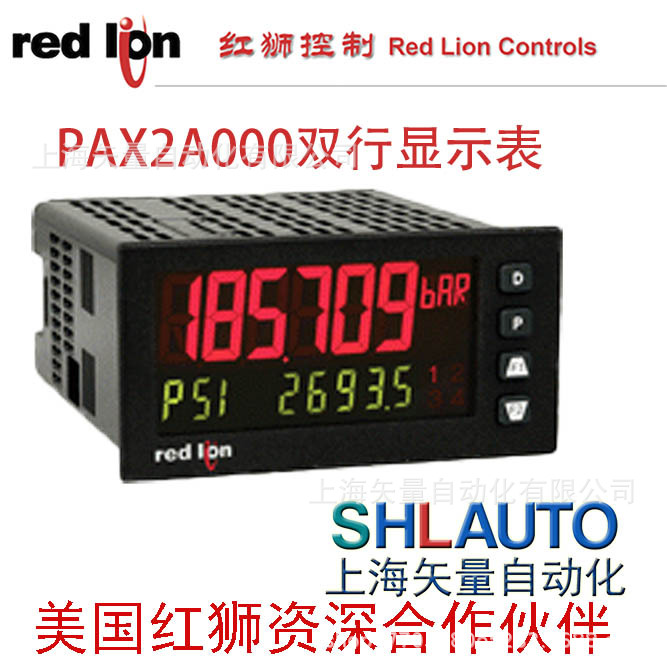 PAX2A000_美国红狮双行显示高精度工业智能仪表
