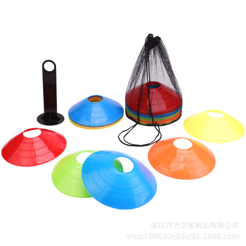 Manufacturer round mouth logo saucer football logo plate set obstacle saucer UFO logo cone obstacle foreign trade order