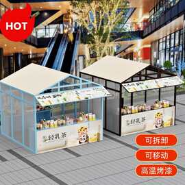 集市摊位架商业街广场活动样板屋全封闭摆摊架文旅夜市促销展示架