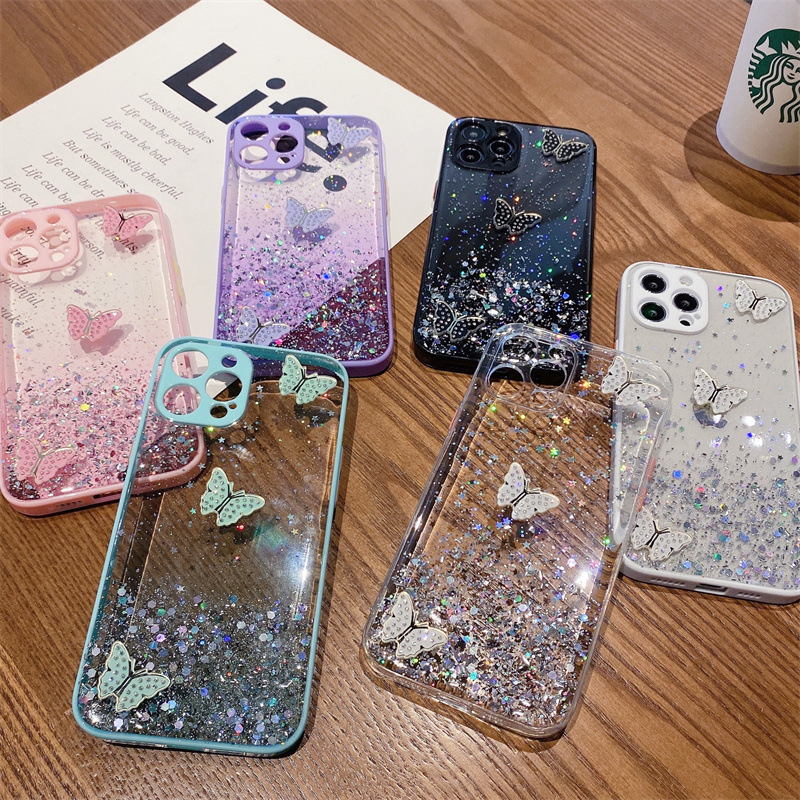 iPhone16Promax 携帯電話ケース目の保護グリッター蝶 1413 Apple 15 保護カバー新しい高級に適しています|undefined