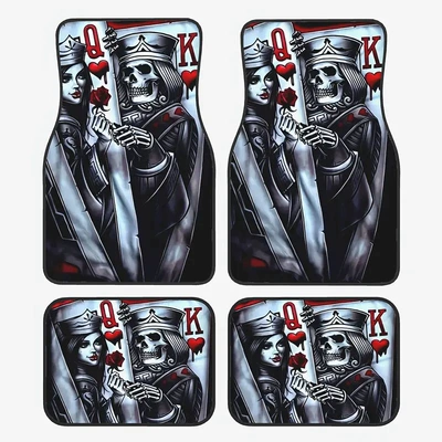 Avtomobil döşəmə paspasları — Mat Carpet Carpet Four-piece - dsn-foot-pad-48-3344-two-piece-set