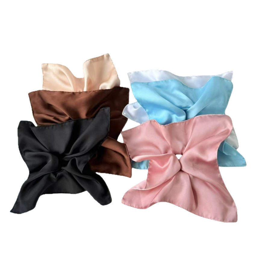 Elegantes Satin-haargummi Mit Tuch Für Damen_voghion.com
