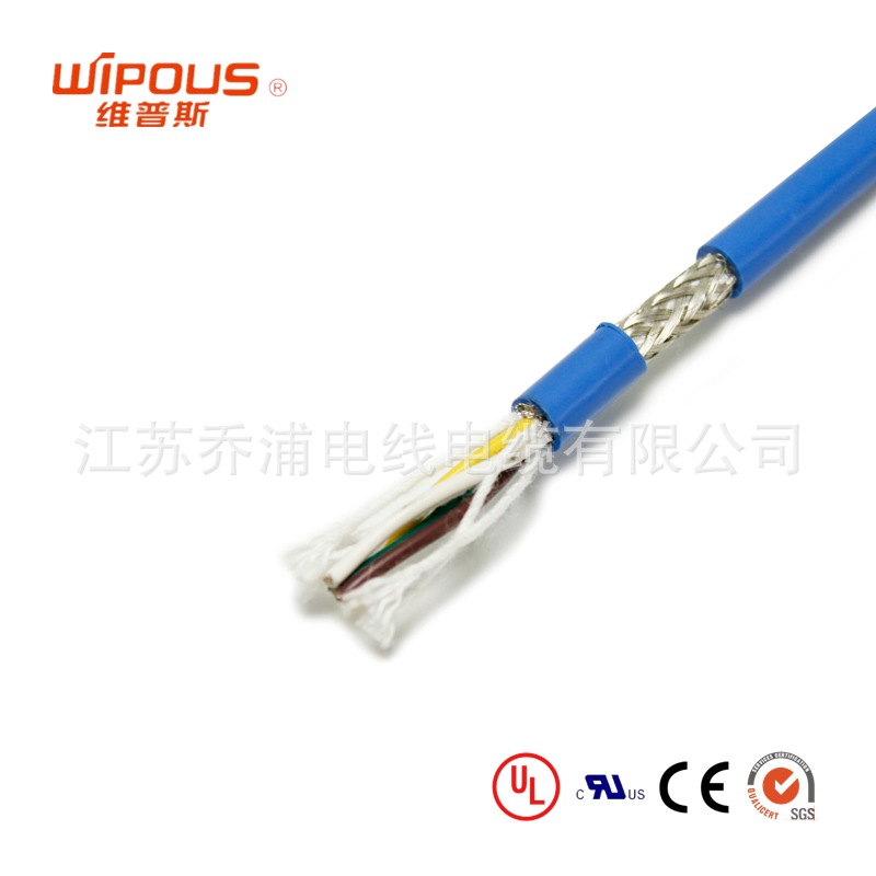 UL美标认证电缆 UL2464 2*16AWG 多芯阻燃屏蔽美规电源线
