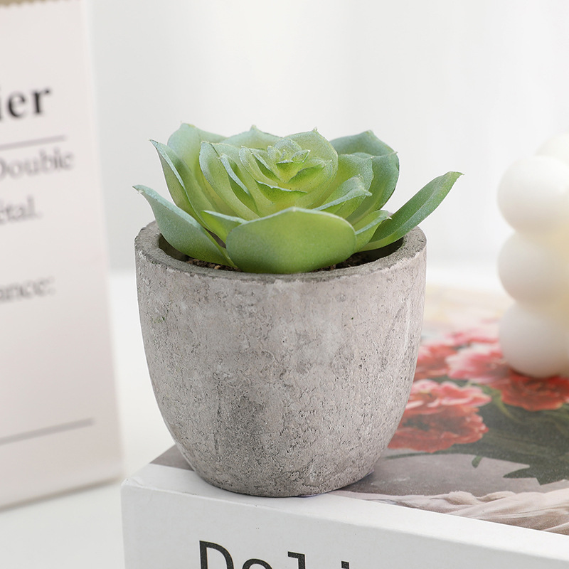 Pulpa artificial suculento bonsai planta verde bonsai chino decoración del hogar Decoración de escritorio mini pequeño bonsai árbol de simulación