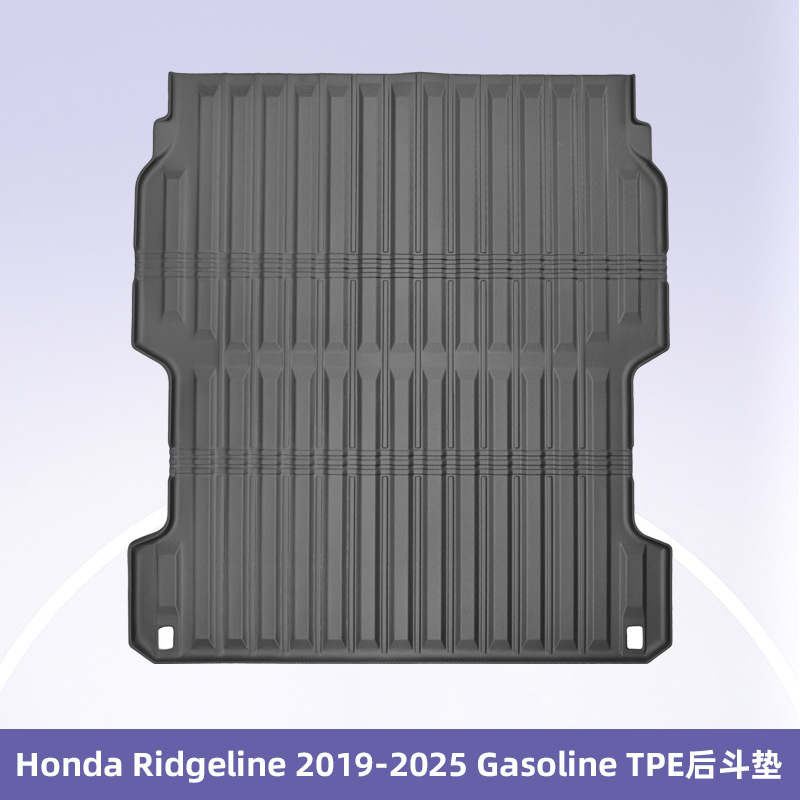 Para Honda Ridgeline 2019 - 2025 Combustible 3D todo el tiempo TPE almohadilla de pie almohadilla de maletero
