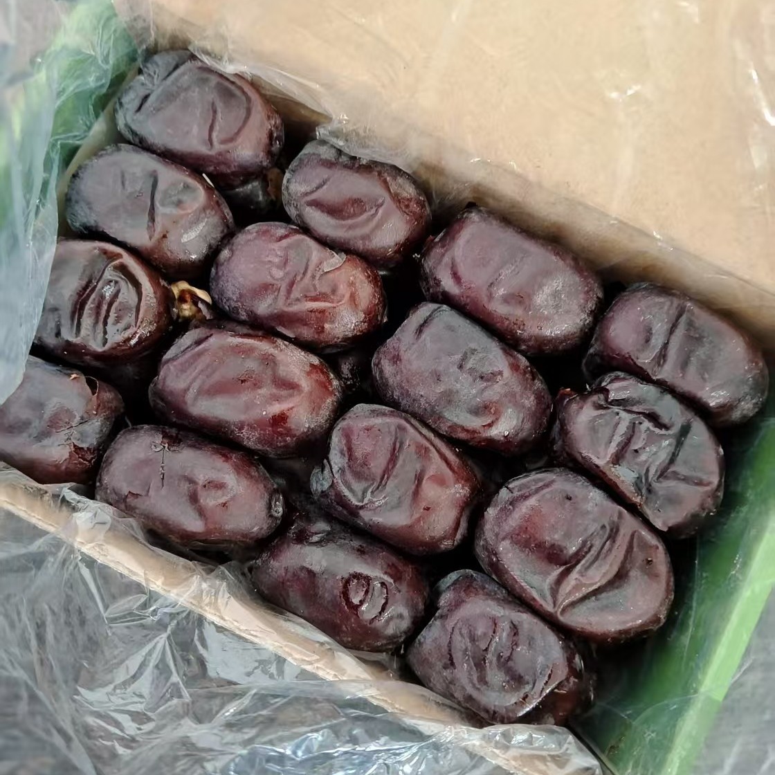 25年新货Yaser dates iran 黑枣新鲜椰枣 伊朗面包枣 盒装黑水果