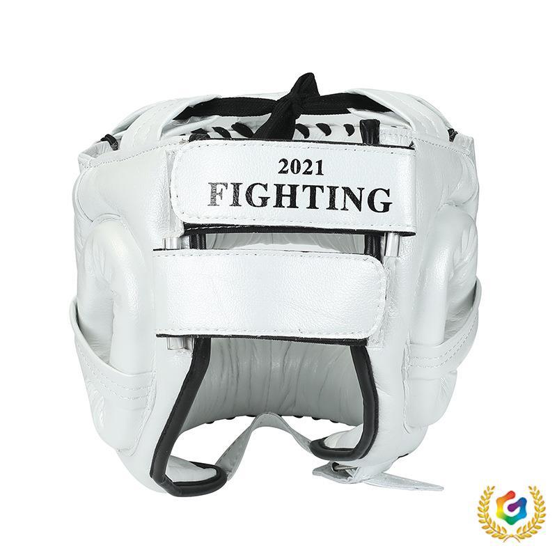 ✅ Boxing Headgear for Adults, Karate Helmet with Crossbar, Closed-Type Full Protection Sanda Helmet Wholesale