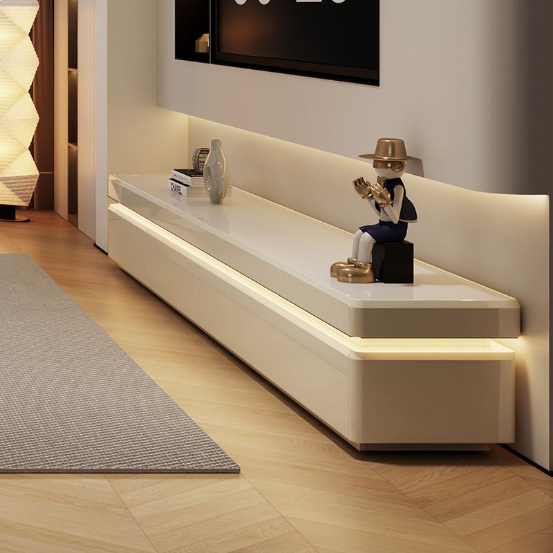 Ym Floor-Standing Tv Cabinet Modern Simple Cream Style Normcore Coffee Table Combination Small Apartment Living Room New Tv Cabinet