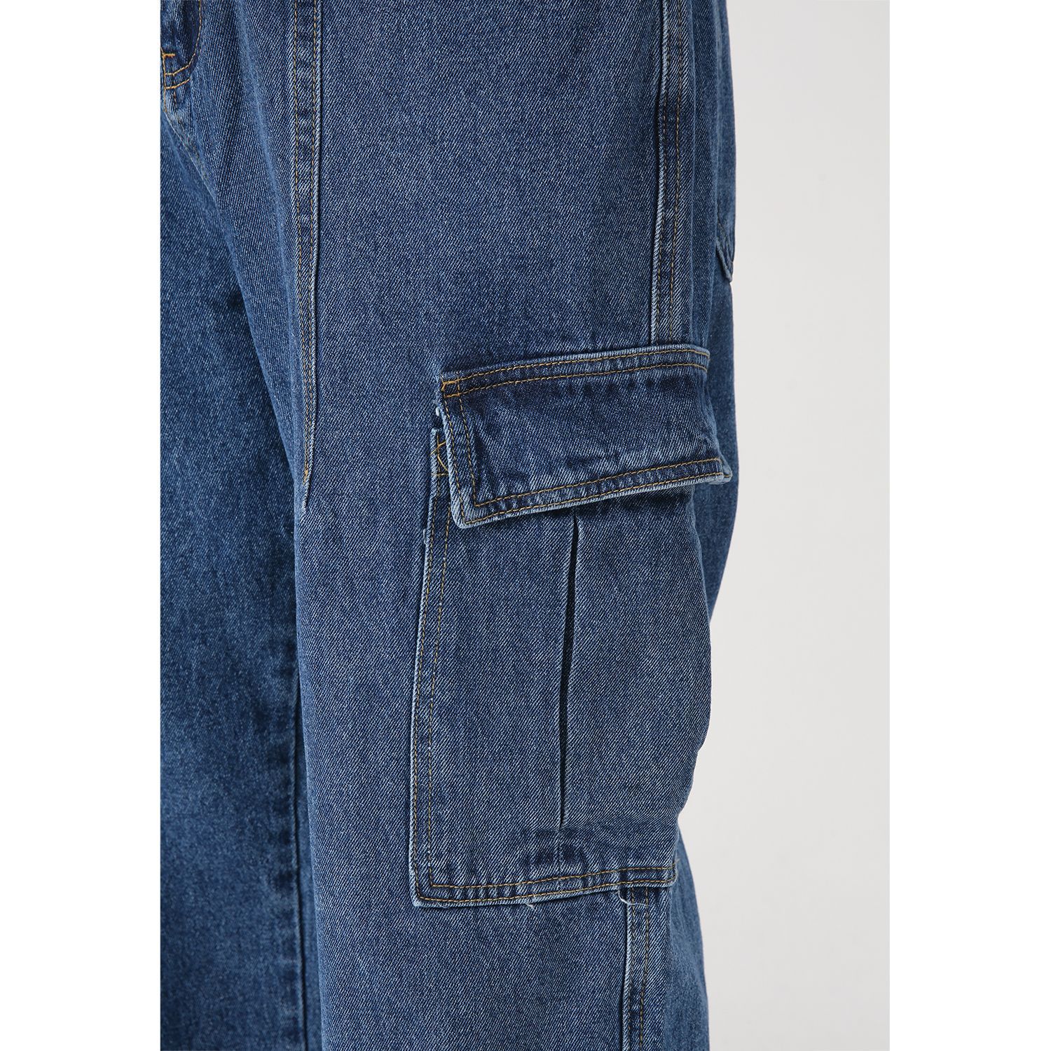 Men Wide Leg Jeans Detail 3