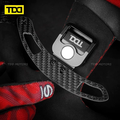 Fiber Magnetic Paddle Shifters — Audi Steering wheel