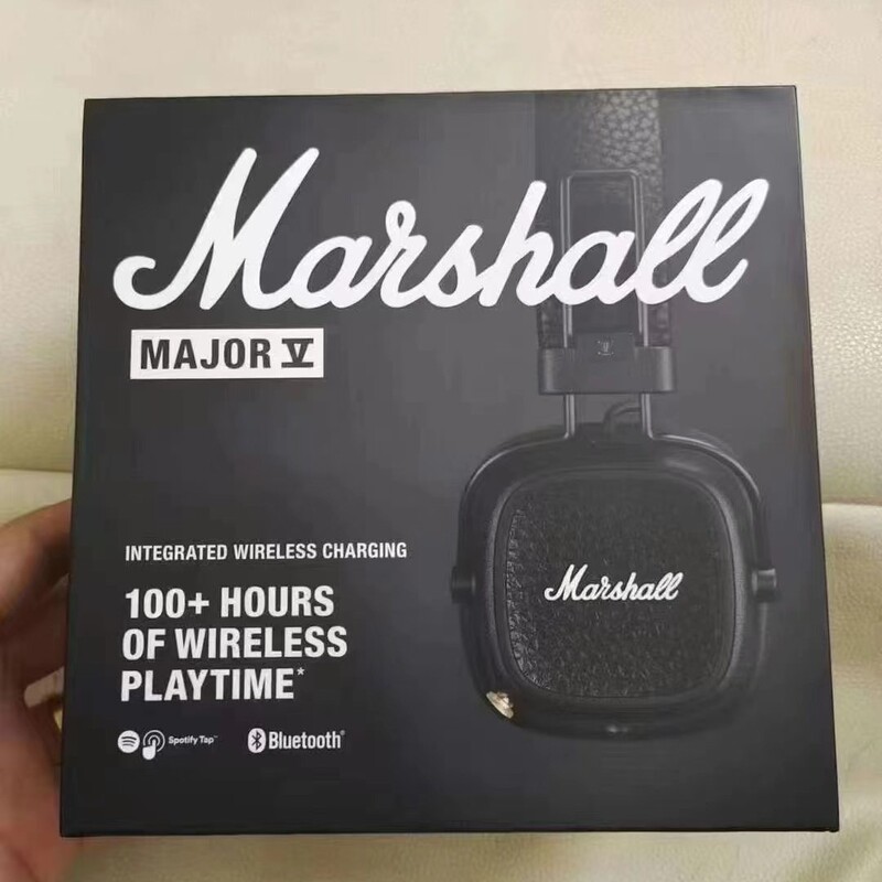 Suitable for Cross-Border Use, Marshall Majorv 5Th Generation Iv Over-Ear Wireless Bluetooth Headphones with Deep Bass Suitable for Cross-Border Use, Marshall Majorv 5Th Generation Iv Over-Ear Wireless Bluetooth Headphones with Deep Bass