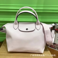 2025 Longxiang 牛革小さな団子バッグ通勤旅行ハンドバッグショルダーバッグクロスボディバッグシンプルなファッション