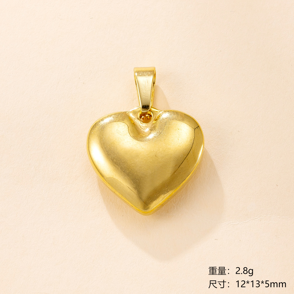 Colgante único transfronterizo de acero inoxidable fundición pulsera collar colgante amor cruz elemento diy accesorios