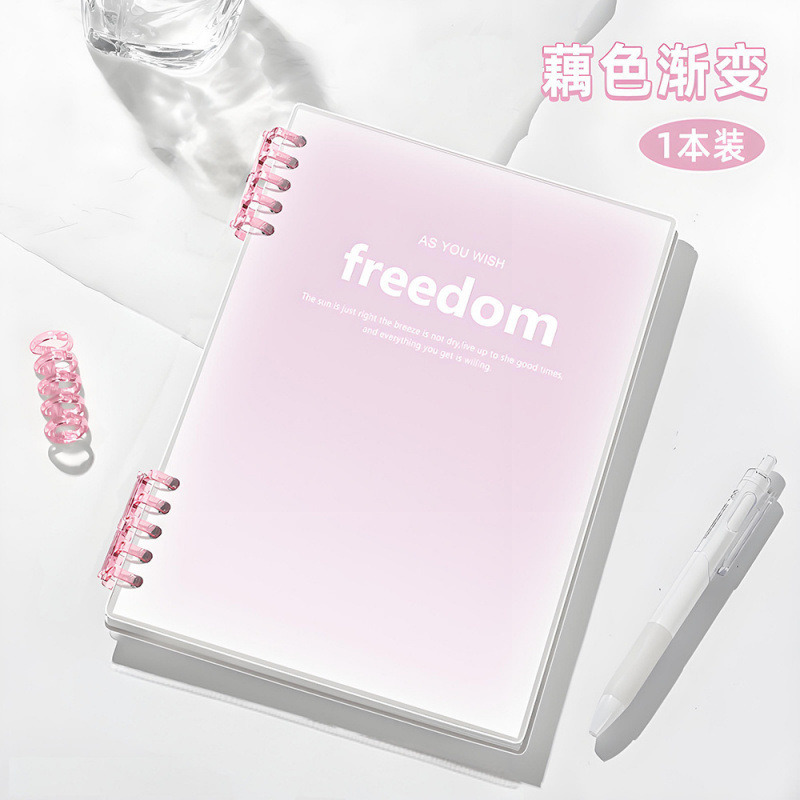 活页本可拆卸笔记本本子高颜值大学生初高中加厚记事记录本|undefined