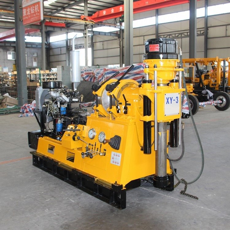 液压钻机钻井机地质勘探钻机 液压柴油打井机 100米液压钻机