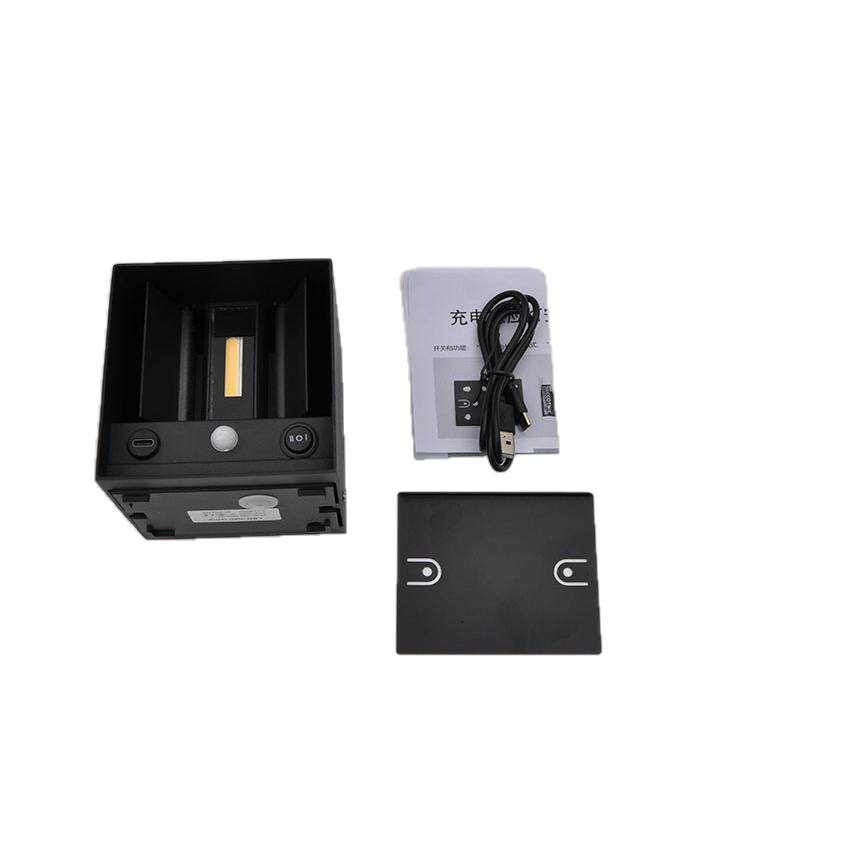 Sin cableado sin perforación lámpara de pared recargable transfronteriza amazon lámpara de puerta magnética simple lámpara de pared de inducción humana