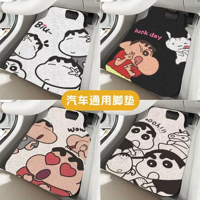 Cartoon silk loop universal floor mat, dirt-resistant, wear-resistant, easy to clean, can be cut to size, non-slip mat
