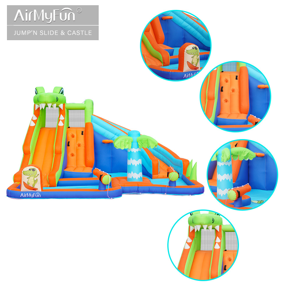 AMF| Castillo infláble para niños casero castillo de agua casero tobogan infláble para niños