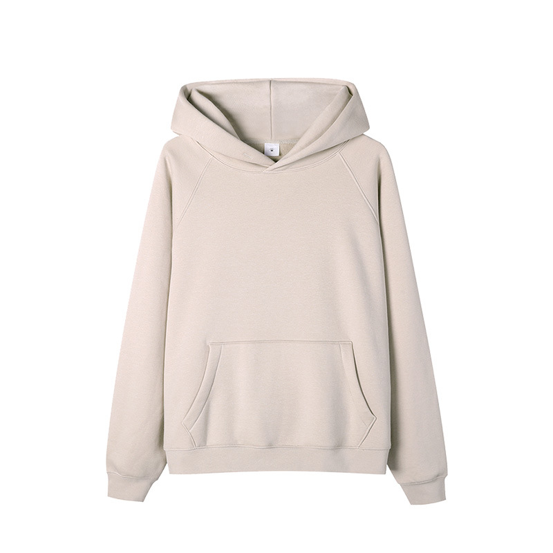 Traje deportivo de hombre de peluche grueso, ropa deportiva casual de dos piezas, ropa de moda americana con sudadera encapuchada personalizada