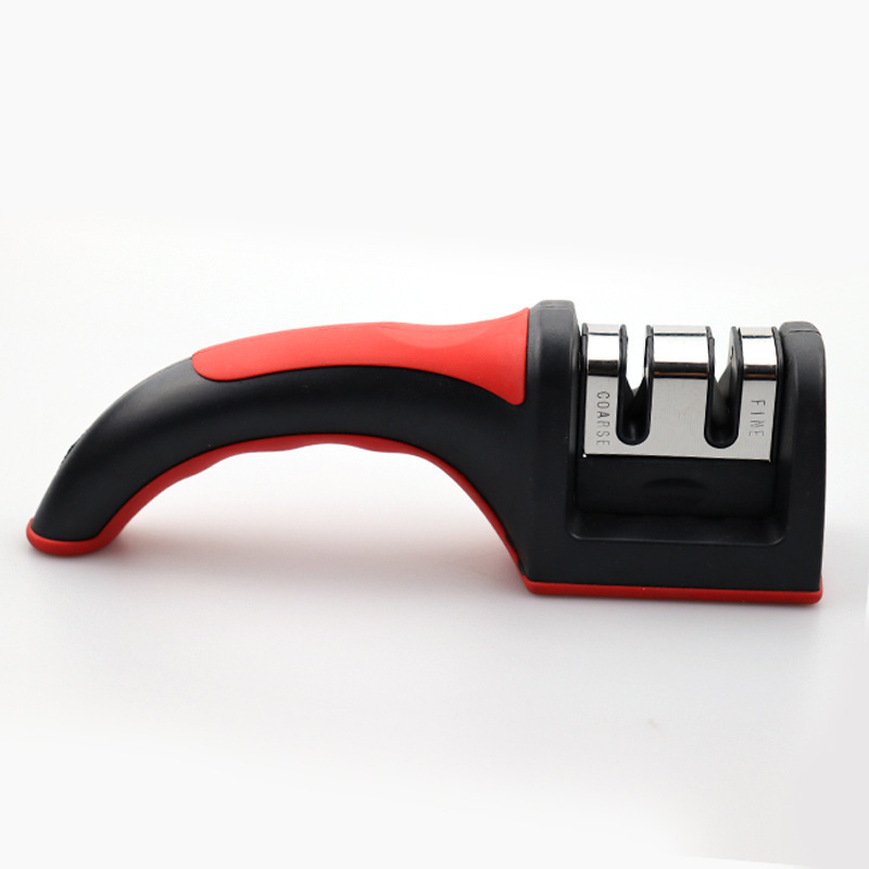Afilador de cuchillos manual de dos etapas para cocina