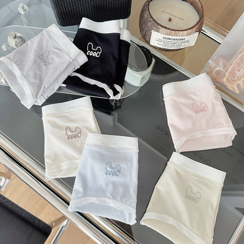 Ice girlfriend 518 summer thin threaded ice silk women's underwear mid-waist bag hip skin-friendly briefs