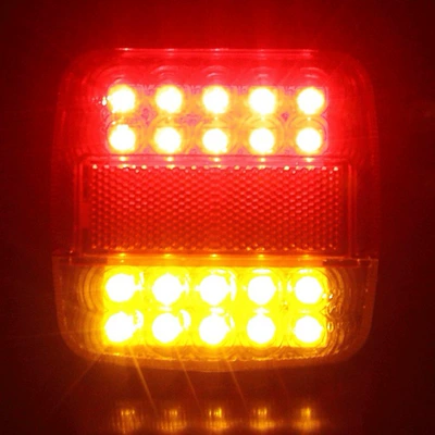 Tail light rounded square trailer trailer 20LED