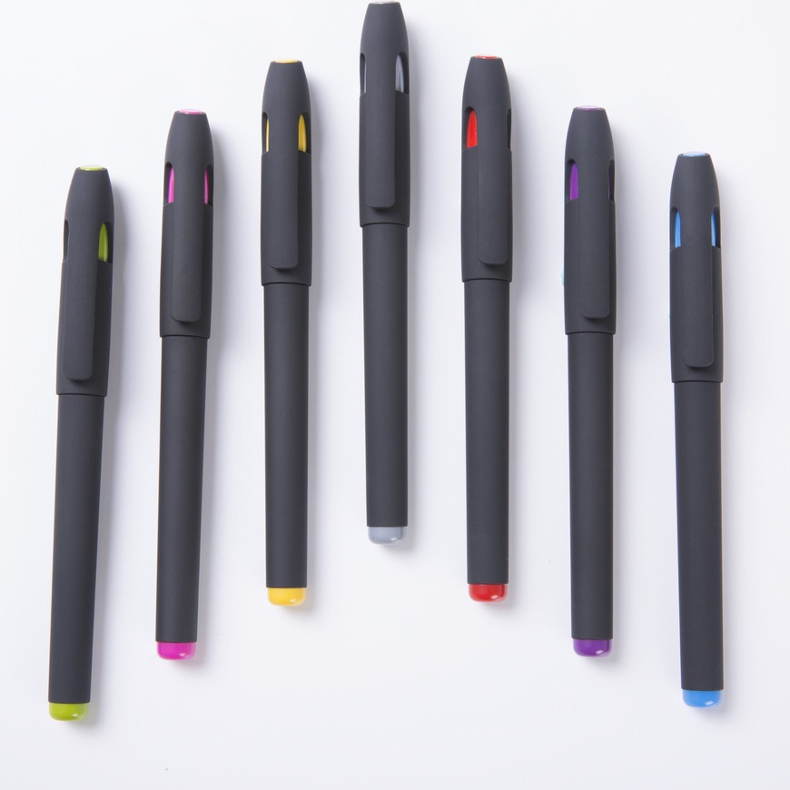 Nuevo bolígrafo publicitario, bolígrafo de agua de carbono LOGO personalizado, bolígrafo de góner, bolígrafo de código QR personalizado, bolígrafo a base de agua, bolígrafo de firma