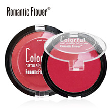 Romantic Flower跨境外贸批发4色腮红裸妆自然清透显嫩脸部彩妆