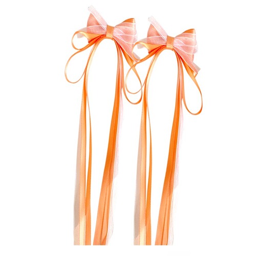 New Chinese style streamer bow children's hairpin Hanfu girls headwear accessories tassel braided hair bow