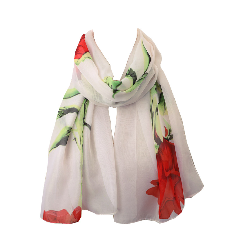 Shiffon elegant breathable universal scarf