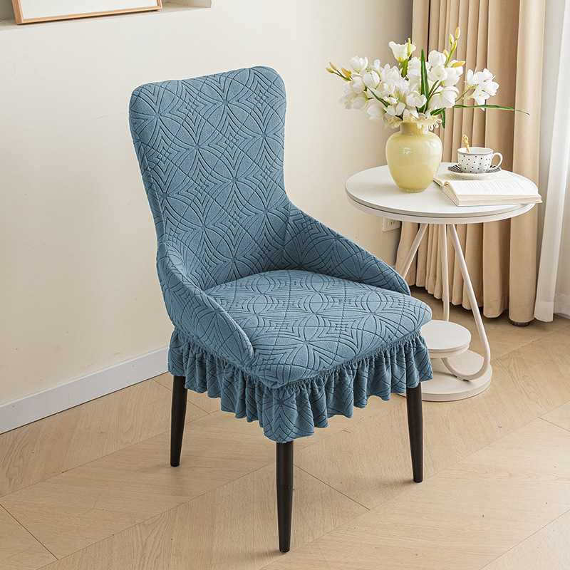 Felicitaciones, falda de brazo ligero, West Lake Blue