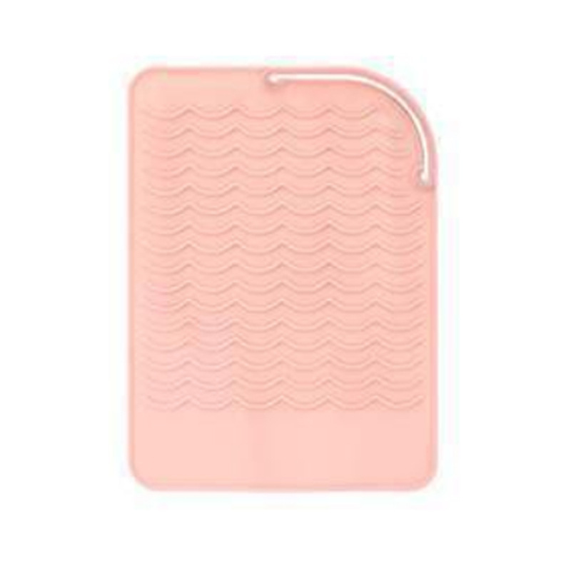 Rizador de pelo plancha de pelo perm stick almohadilla de aislamiento de silicona gran rollo perm almacenamiento antideslizante almohadilla de silicona