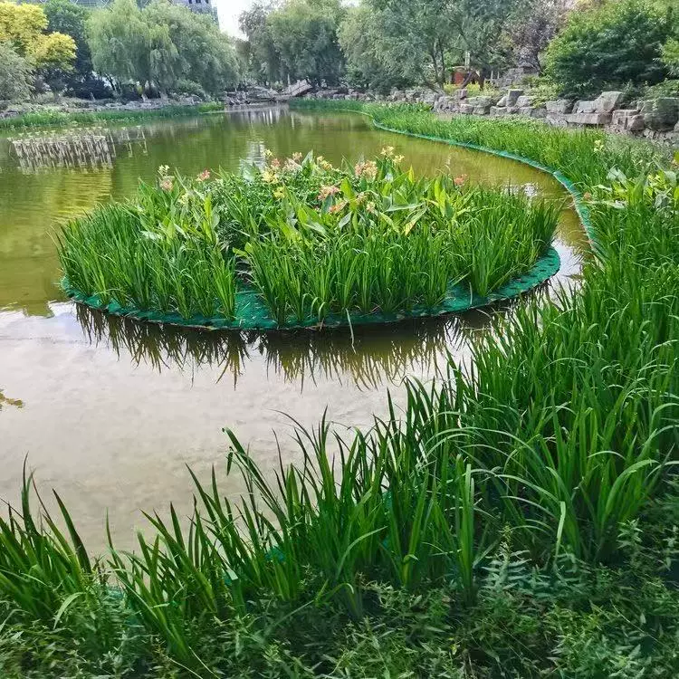 定制多孔复合聚酯纤维人工生态浮岛湿地生态浮床绿化造景人工浮岛