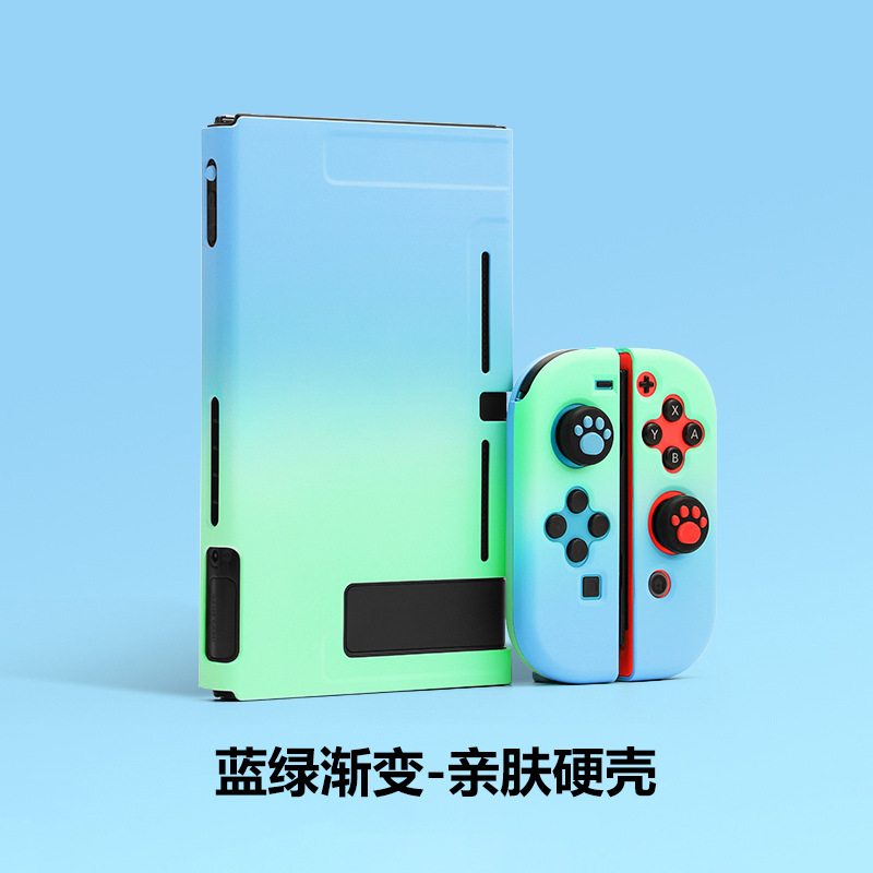 Nintendo switcholed interruptor de la cáscara protectora OLED cristal transparente caso suave de silicona caso dividido caso duro