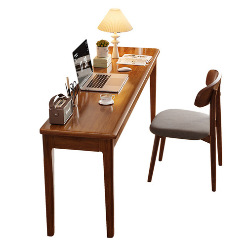 Desk home girl's bedroom long table simple rental house long table against the wall workbench balcony narrow computer table