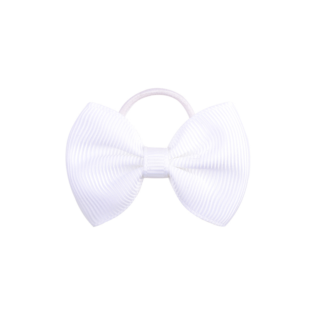 Cute Hair Accessories 20 Colors Simple Bow Hair Ring Hair Accessories display picture 3