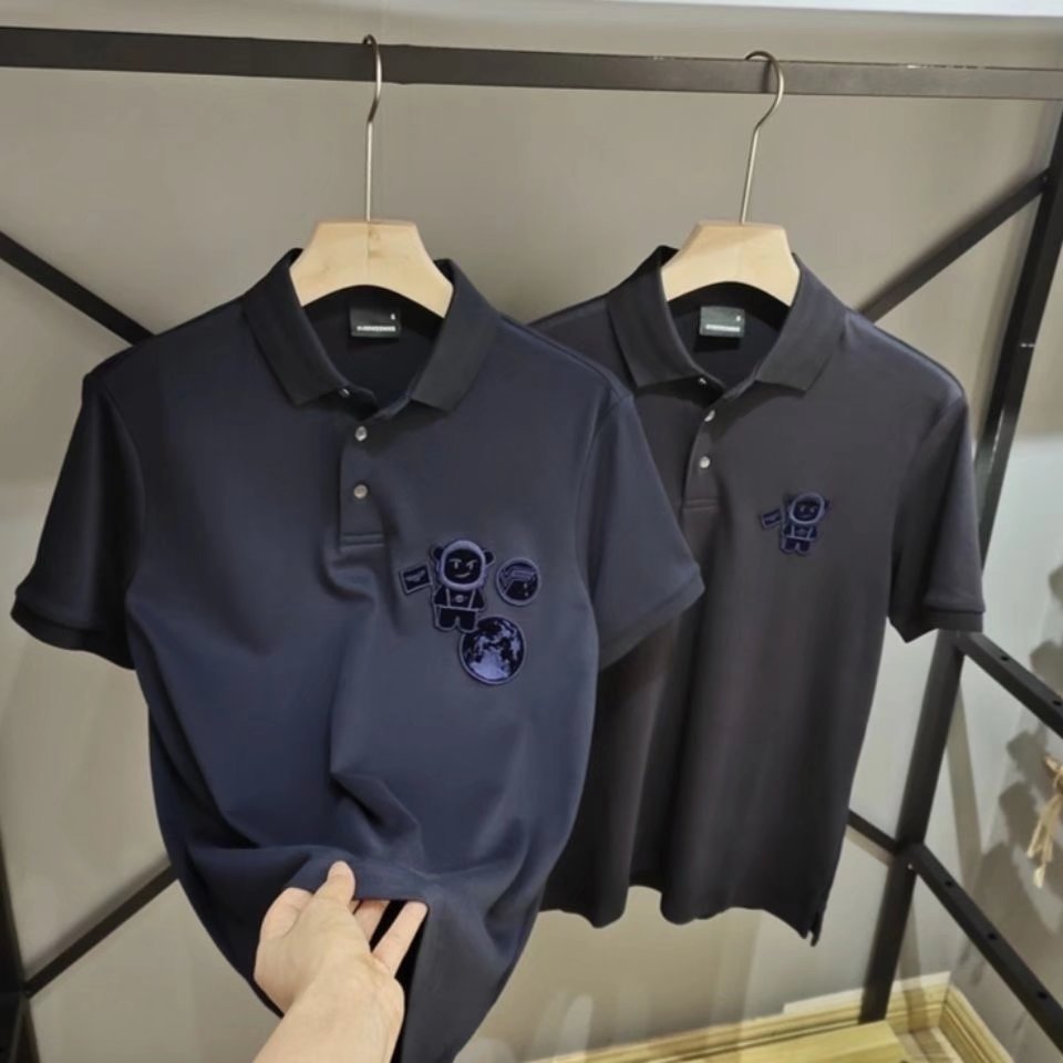 Boys Polo Shirt Versatile Half Sleeved Summer Lapel Top Trendy_voghion.com