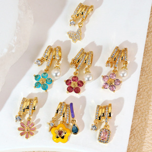 ��ɫ����ɫ�Ƕ�ʯ�������K��Ƭ����ˮ��������ƷDIY���