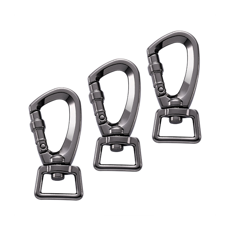 Zinc Alloy hook carabiner luggage hardware accessories ribbon hook lock pet chest back traction rope dog buckle