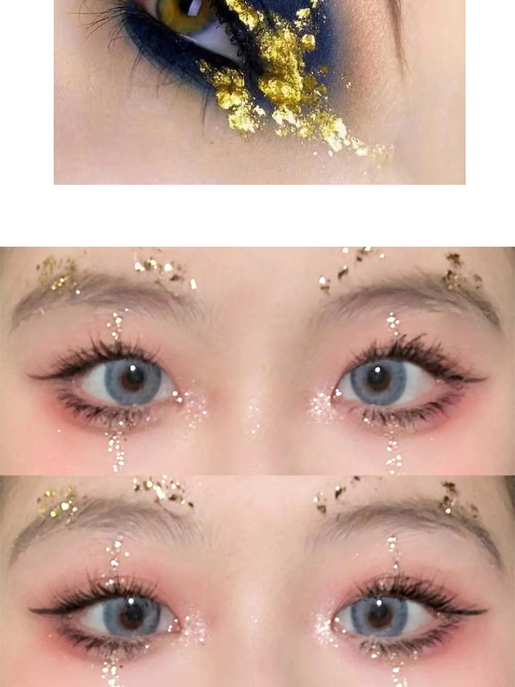 Gold Foil Nail Art Jewelry Gold Foil Fragments Internet Popular Nail Polish Glue Decorative Sticker Sequin E-commerce Cross-border