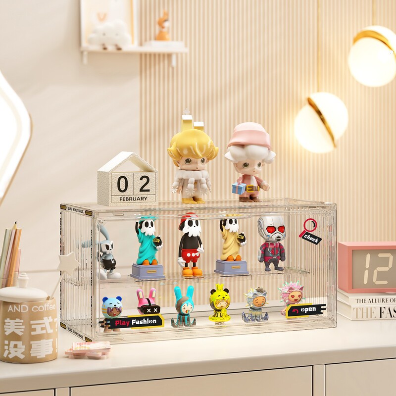 コンテナタイプの手作り収納ケースバブルマットデスクトップブラインドケース|undefined