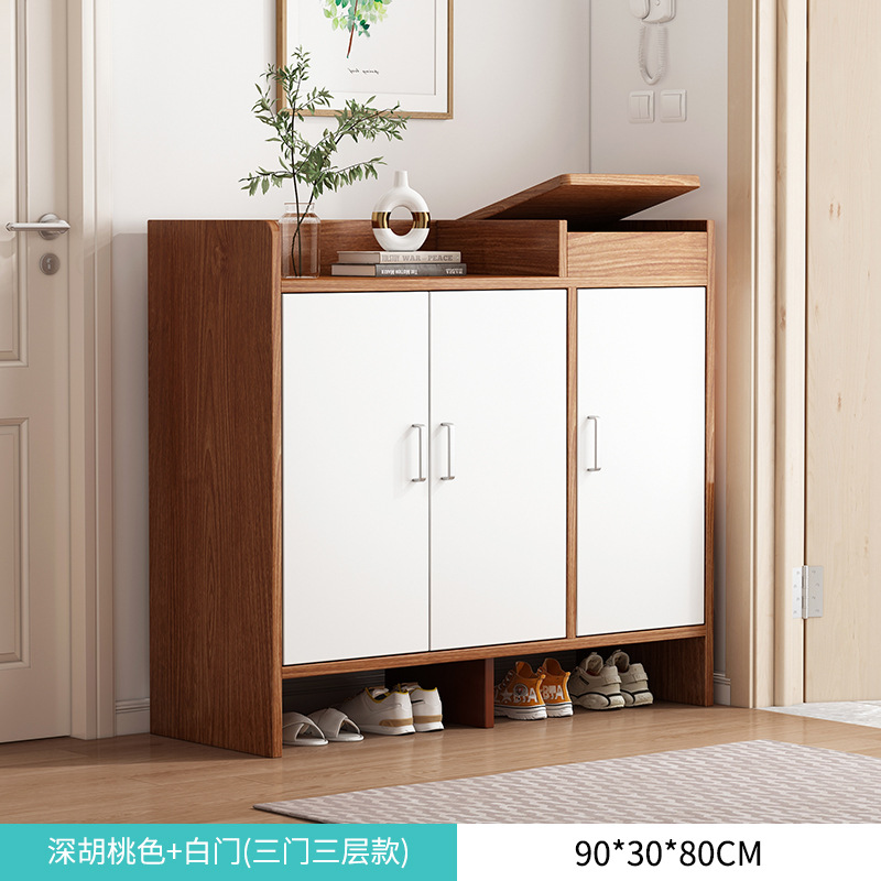 [두껍게] 90cm 깊은 호두 흰색