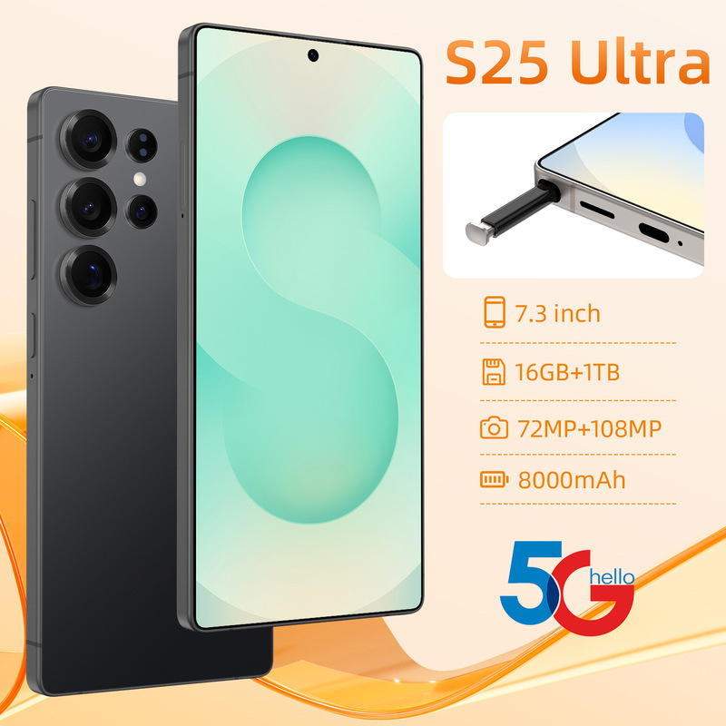Cross-Border New Smartphone S25 Ultra Is Exclusively Available for Cross-Border Mobile Phones 16+1t. the Source Manufacturer Supports Customization Cross-Border New Smartphone S25 Ultra Is Exclusively Available for Cross-Border Mobile Phones 16+1t. the Source Manufacturer Supports Customization