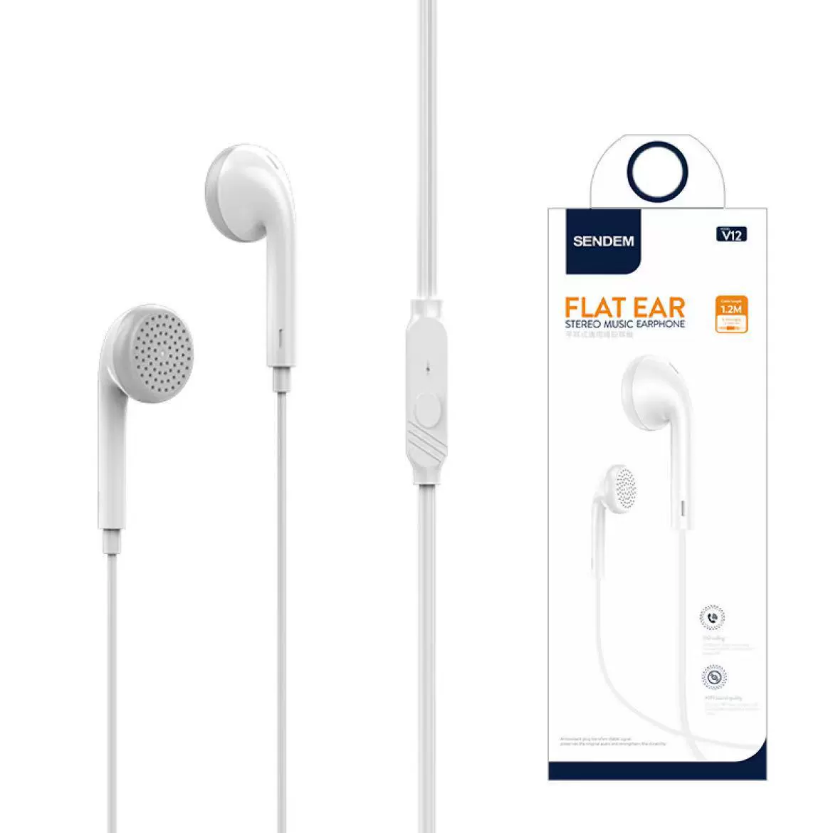 Mobile phone, three dimensional smart headphones, universal earplugs, wire control, 3.5mm