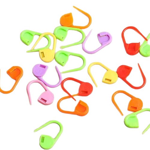 Colorful plastic small fastener weaving aid small anti-unlocking small fastener box packaging handmade