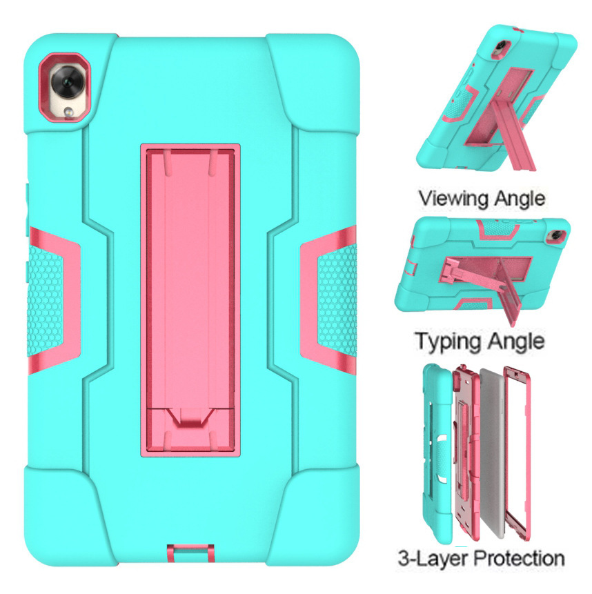 Suitable for Huawei M5 Lite 10.1 Tablet Case Contrasting Color C5 Silicone All-Inclusive T10 Three-Proof T10S Protective Case