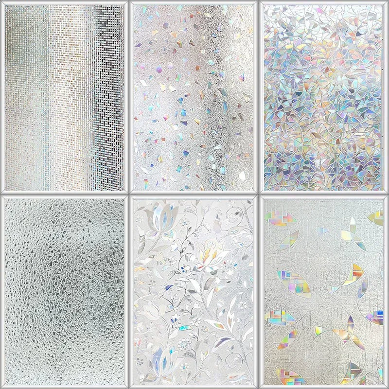 Индивидуальные электростатические наклейки из матового стекла без клея, прозрачные непрозрачные офисные наклейки на линию талии, декоративные наклейки на окна