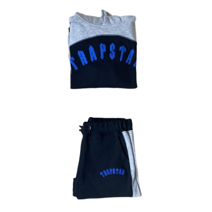 Traje de bordado Trapstar V-Stripe Fleece Chándal de hombre original Drip Drill