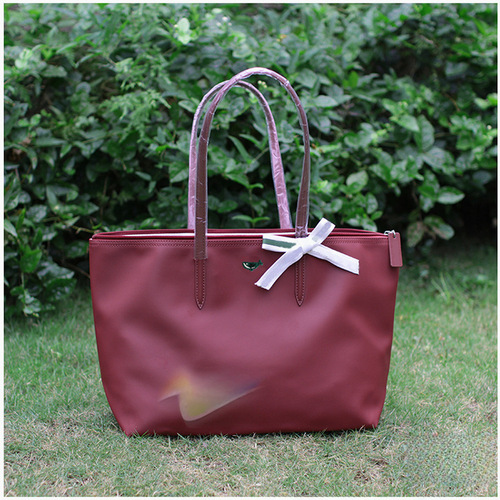 Large Horizontal L French New Crocodile Women's Handbag Shopping Bag Large Capacity Shoulder Bag Handheld Dumpling Bag Tote Bag