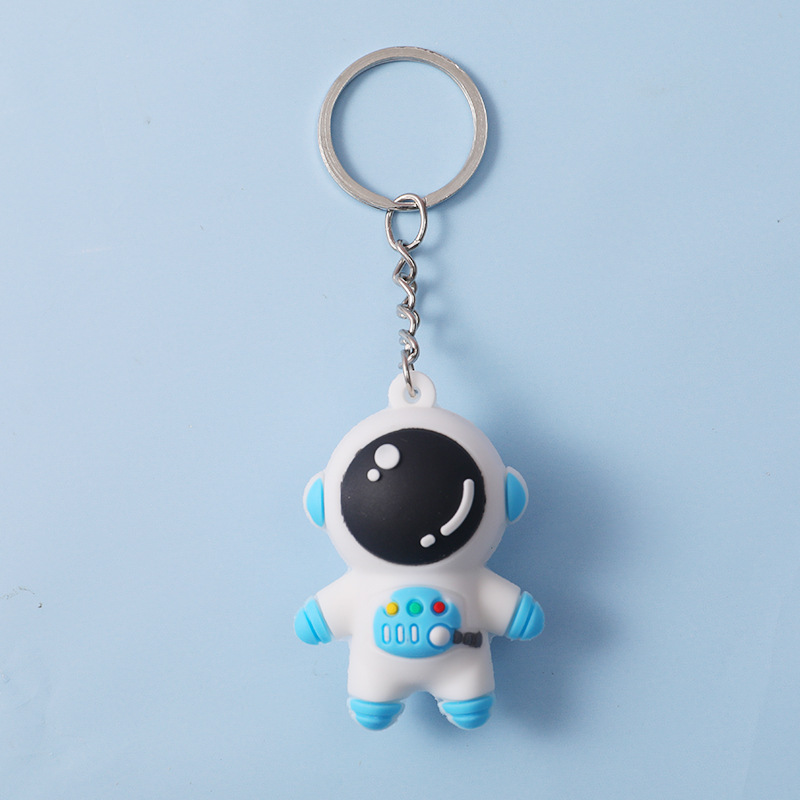 Cartoon Astronaut Keychain Astronaut Decoration Key Chain Small Accessories Student Cute Mobile Phone Bag Pendant